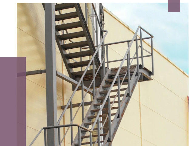 Пожарные лестницы в Колпине от 12378 руб. — монтаж и продажа | ПРОЛЁТ-Клп