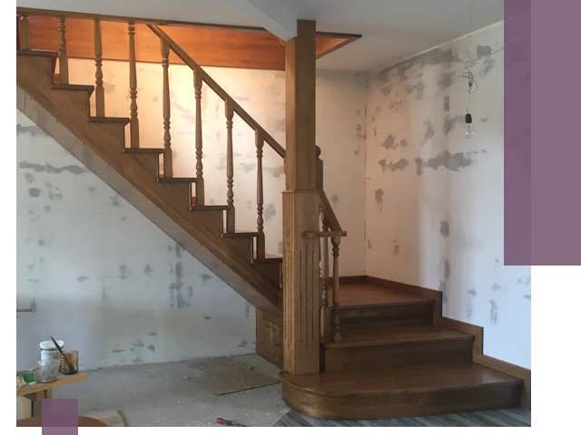 Ремонт деревянных лестниц в Колпине: быстро и качественно