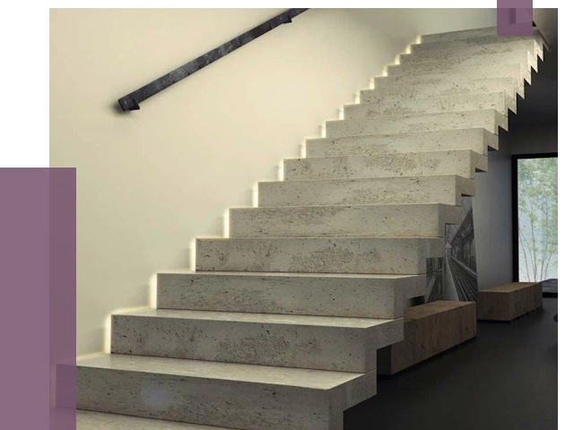 Облицовка бетонных лестниц в Колпине от 4642 руб/м2 