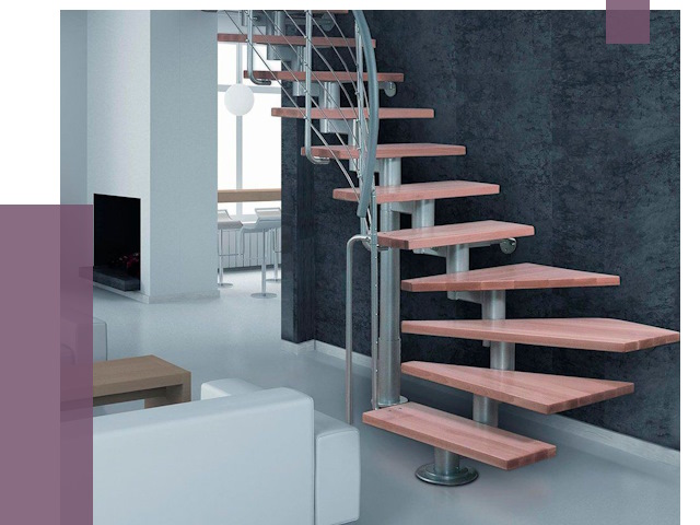 Модульные лестницы в Колпине от 17020 руб. — купить в ПРОЛЁТ-Клп