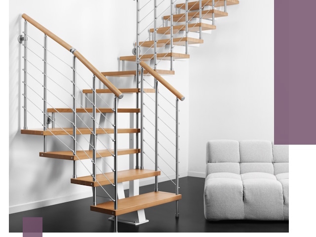 Модульные лестницы под ключ в Колпине — монтаж и изготовление