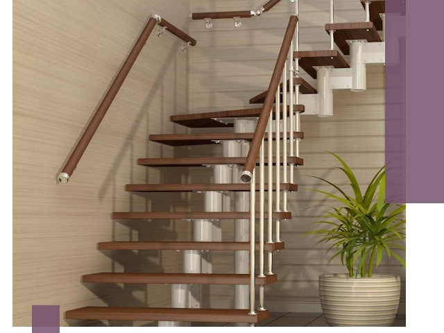 Изготовление модульных лестниц под ключ в Колпине