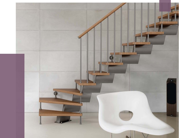 Монтаж модульных лестниц в Колпине от 6395 руб. 