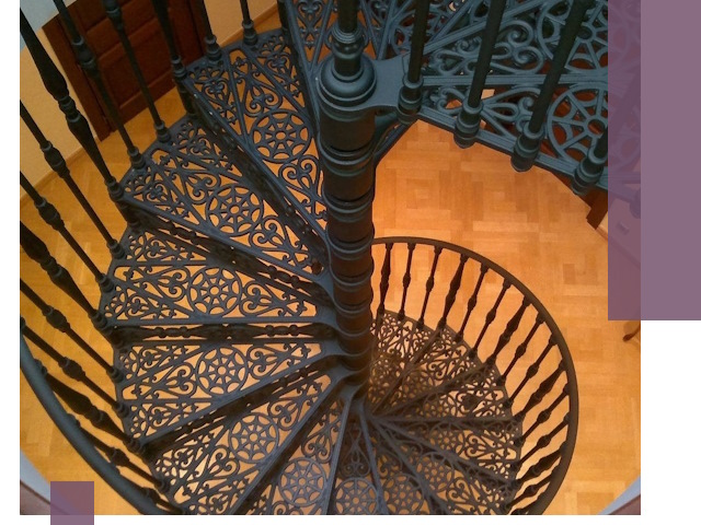 Винтовые лестницы под ключ в Колпине: производство и монтаж