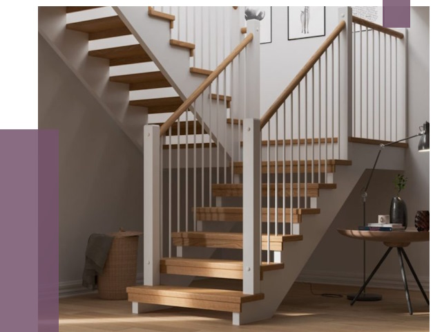 Маршевые лестницы в Колпине от 38423 руб. — монтаж | ПРОЛЁТ-Клп