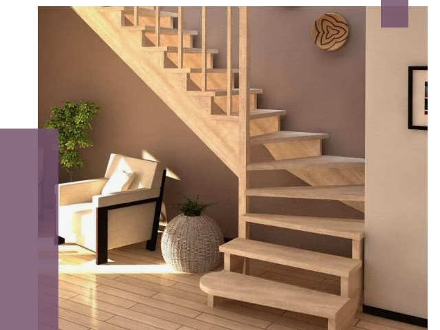 Изготовление Г-образных лестниц в Колпине от 19083 руб. 