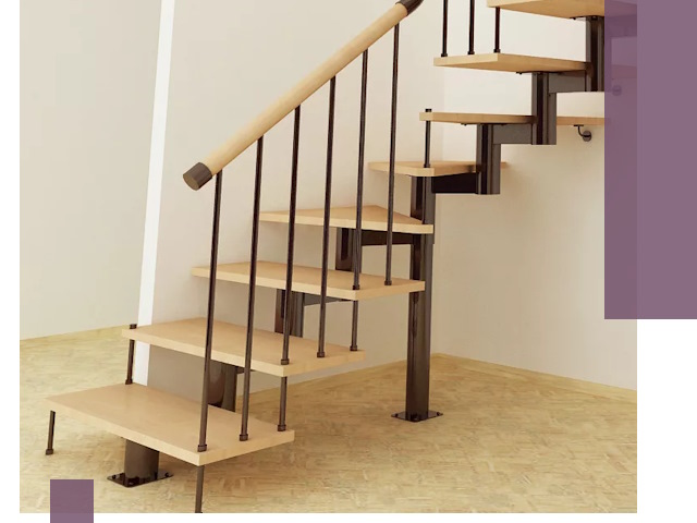 Монтаж лестниц на больцах в Колпине — быстро и надежно