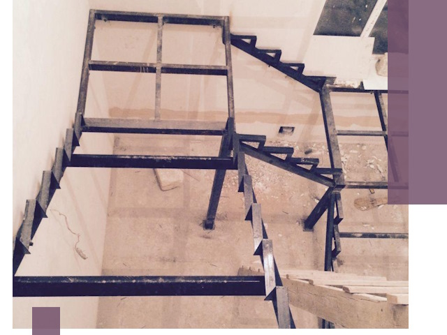 Монтаж лестниц на металлокаркасе в Колпине быстро и качественно