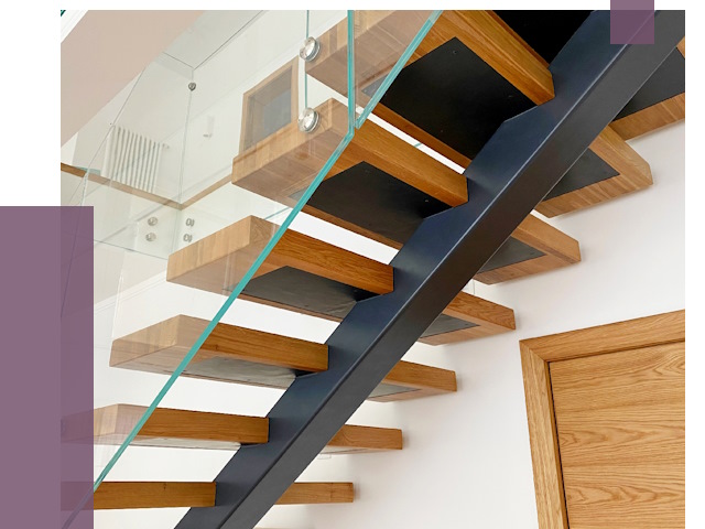 Лестницы на монокосоуре в Колпине от 19083 руб. под ключ | ПРОЛЁТ-Клп