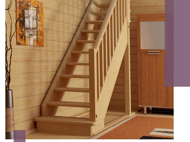 Лестницы эконом класса под ключ в Колпине — недорого и быстро