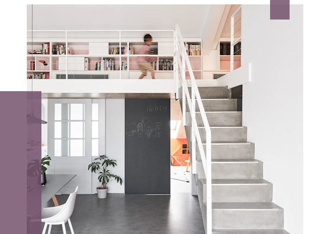 Лестницы для двухуровневой квартиры в Колпине от 177934 руб. | ПРОЛЁТ-Клп