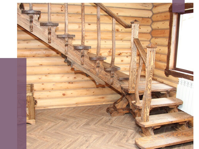 Лестницы в баню в Колпине от 19289 руб. — изготовление | ПРОЛЁТ-Клп