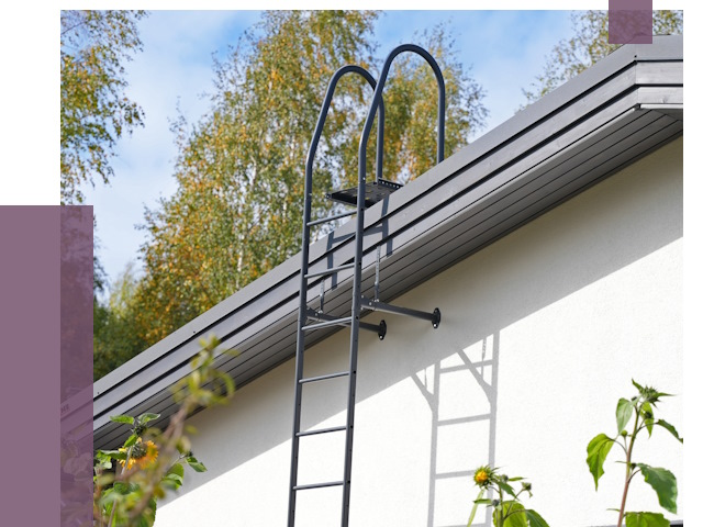 Лестницы на крышу в Колпине от 19289 руб. — монтаж и монтаж ПРОЛЁТ-Клп