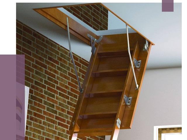 Установка чердачной лестницы в Колпине от 7891 руб. | ПРОЛЁТ-Клп