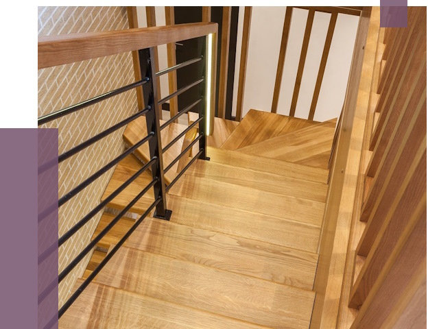 Лестницы из ясеня в Колпине под ключ от 10109 руб. 
