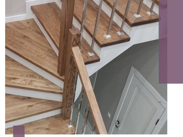 Обшивка металлических лестниц под ключ в Колпине