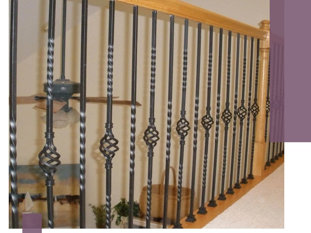 Изготовление и монтаж кованных перил в Колпине под ключ