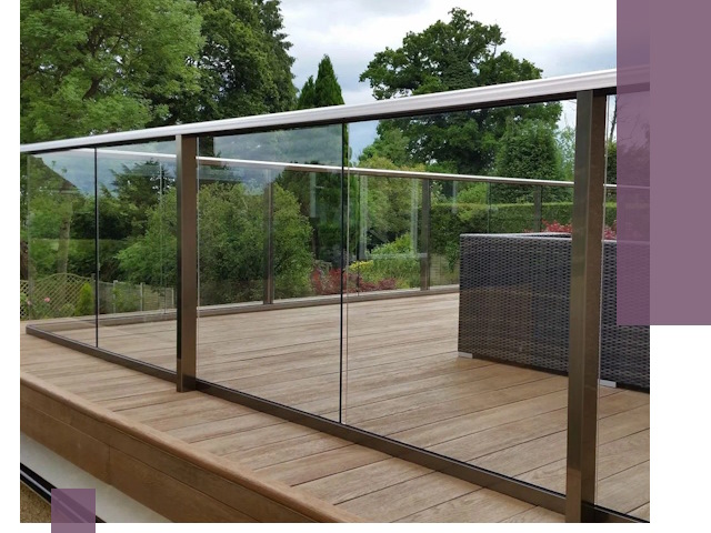 Алюминиевые перила на заказ в Колпине — монтаж и гарантия