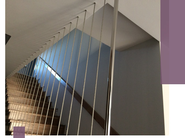 Тросовые перила под ключ в Колпине — производство и монтаж