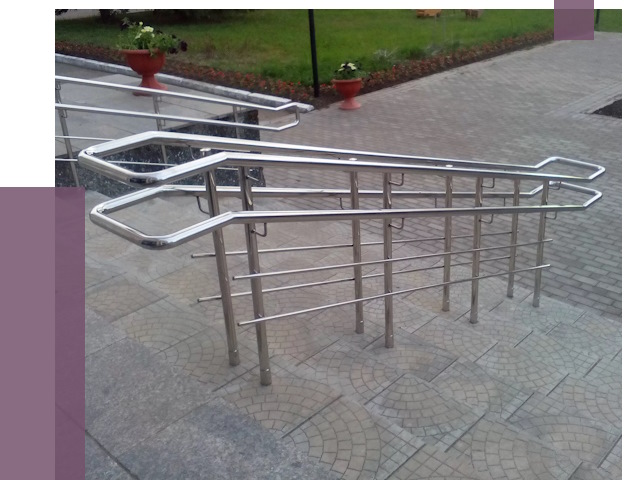 Перила для инвалидов в Колпине от 7654 руб. под ключ | ПРОЛЁТ-Клп