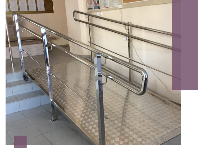 Перила для инвалидов в Колпине — надежные поручни и ограждения