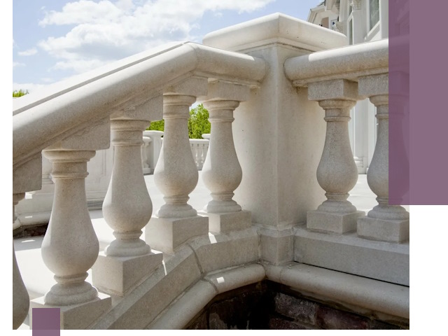 Балюстрады из металла и камня под ключ в Колпине