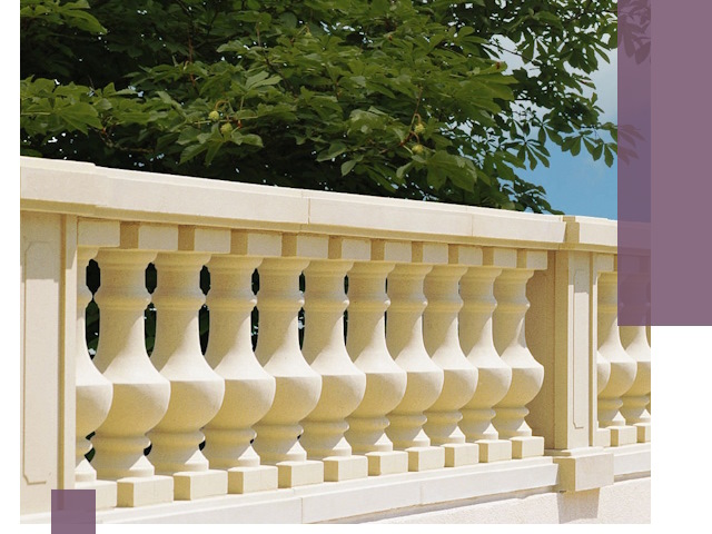 Установка балюстрады в Колпине: изготовление и монтаж под ключ