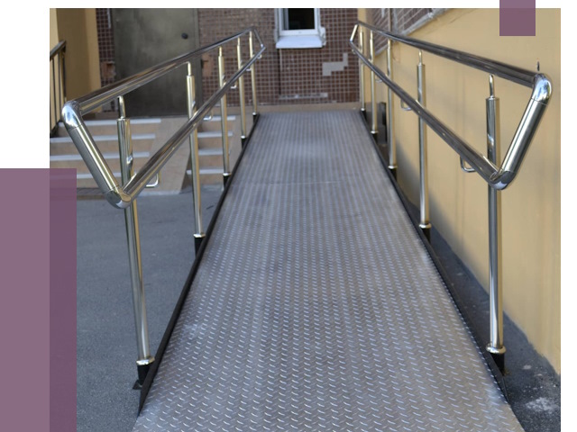 Пандусы в Колпине от 12378 руб. — установка для инвалидов | ПРОЛЁТ-Клп