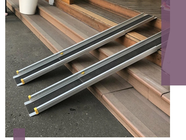 Телескопические пандусы под ключ в Колпине — изготовление и монтаж