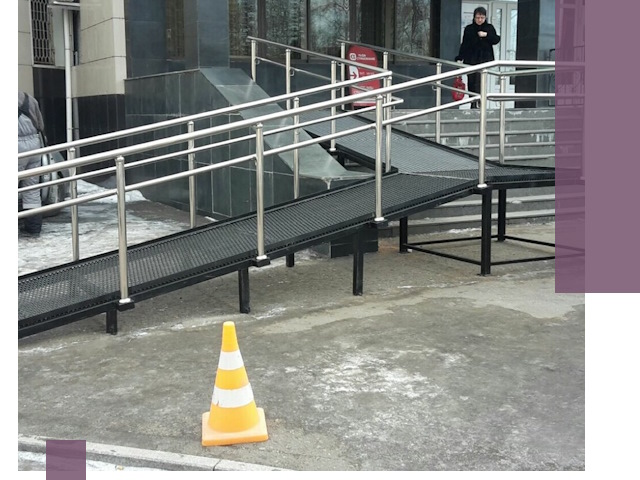 Стационарные пандусы под ключ в Колпине — изготовление и монтаж