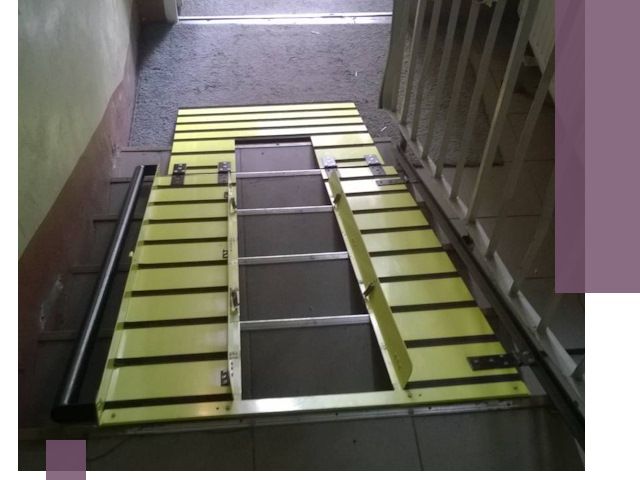 Профессиональный монтаж пандуса в подъезд в Колпине