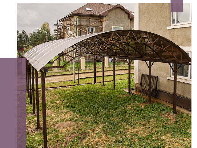 Демонтаж навесов в Колпине от 4642 руб. — разборка и вывоз | ПРОЛЁТ-Клп