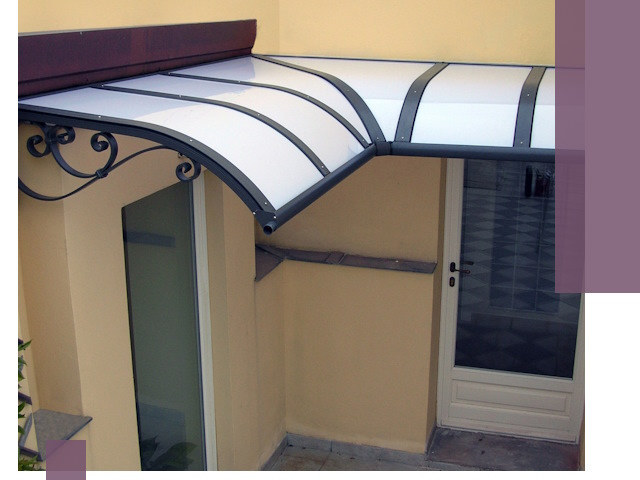 Монтаж козырьков любой сложности в Колпине под ключ