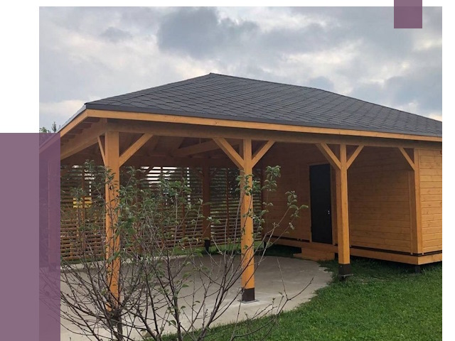 Навесы под ключ в Колпине от 48738 руб.  | ПРОЛЁТ-Клп