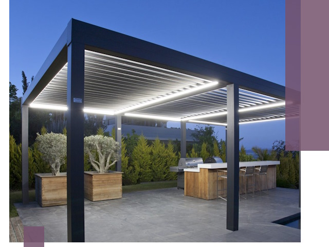 Навесы отдельно стоящие под ключ в Колпине из металла и поликарбоната