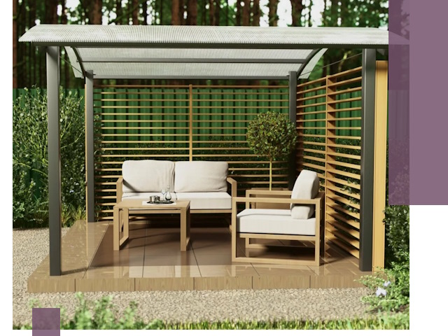 Навесы для дачи в Колпине: изготовление, монтаж и демонтаж