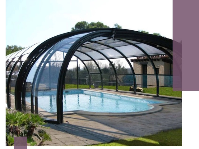 Навесы для бассейна в Колпине: изготовление и монтаж под ключ