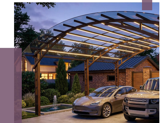 Металлические навесы в Колпине от 12791 руб. под ключ — ПРОЛЁТ-Клп