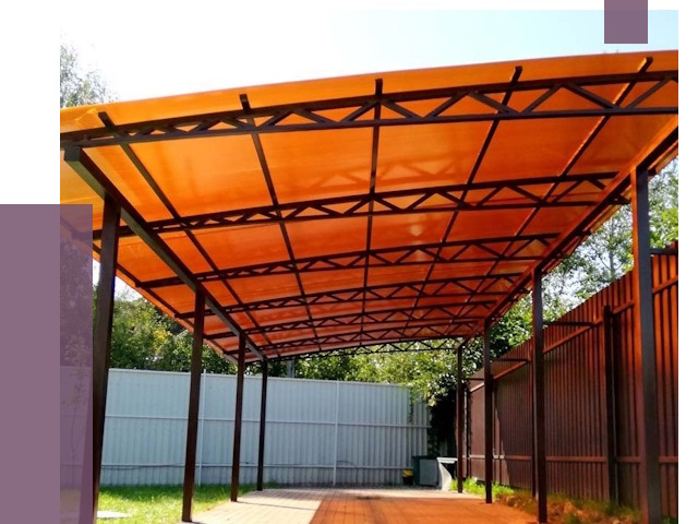 Односкатные навесы под ключ в Колпине от 13255 руб. 