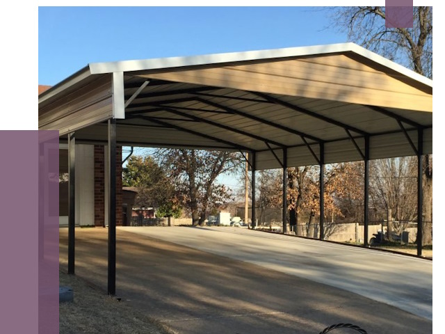 Двускатные навесы в Колпине от 8097 руб.  | ПРОЛЁТ-Клп