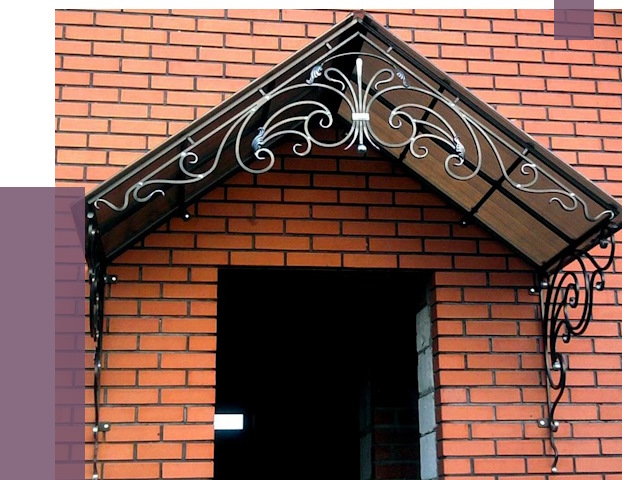 Металлические козырьки в Колпине от 10779 руб. 