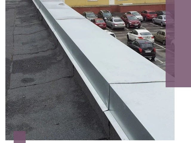 Изготовление парапетов из металла и нержавейки в Колпине