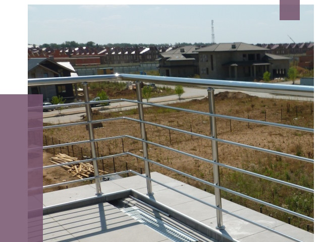 Парапеты из нержавеющей стали в Колпине от 8046 руб. за м² | ПРОЛЁТ-Клп