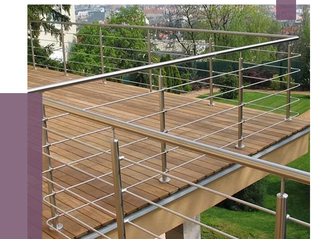 Алюминиевые парапеты в Колпине под ключ от 7839 руб. 