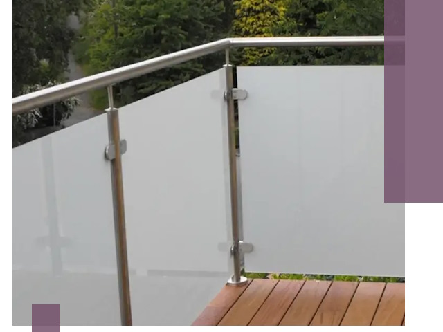 Алюминиевые парапеты для балконов и террас в Колпине