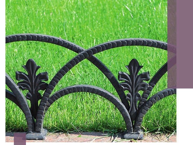 Декоративные металлические бордюры под ключ в Колпине