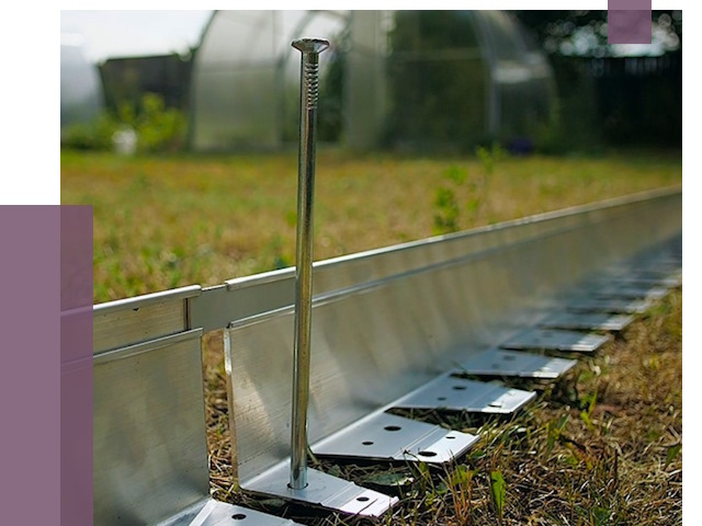 Металлические бордюры для газона в Колпине от 4332 руб. | ПРОЛЁТ-Клп