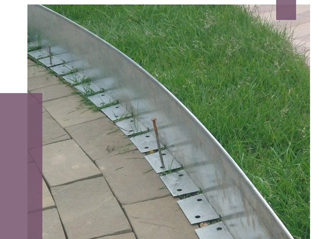 Металлические бордюры для тротуаров в Колпине от 8768 руб.