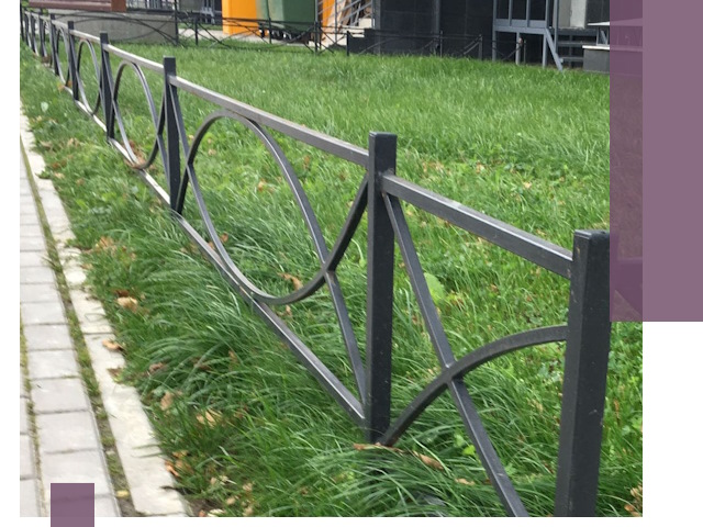 Газонные ограждения из металла в Колпине — монтаж и продажа