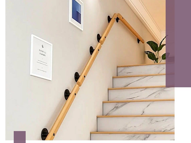 Поручни металлические и деревянные под ключ в Колпине